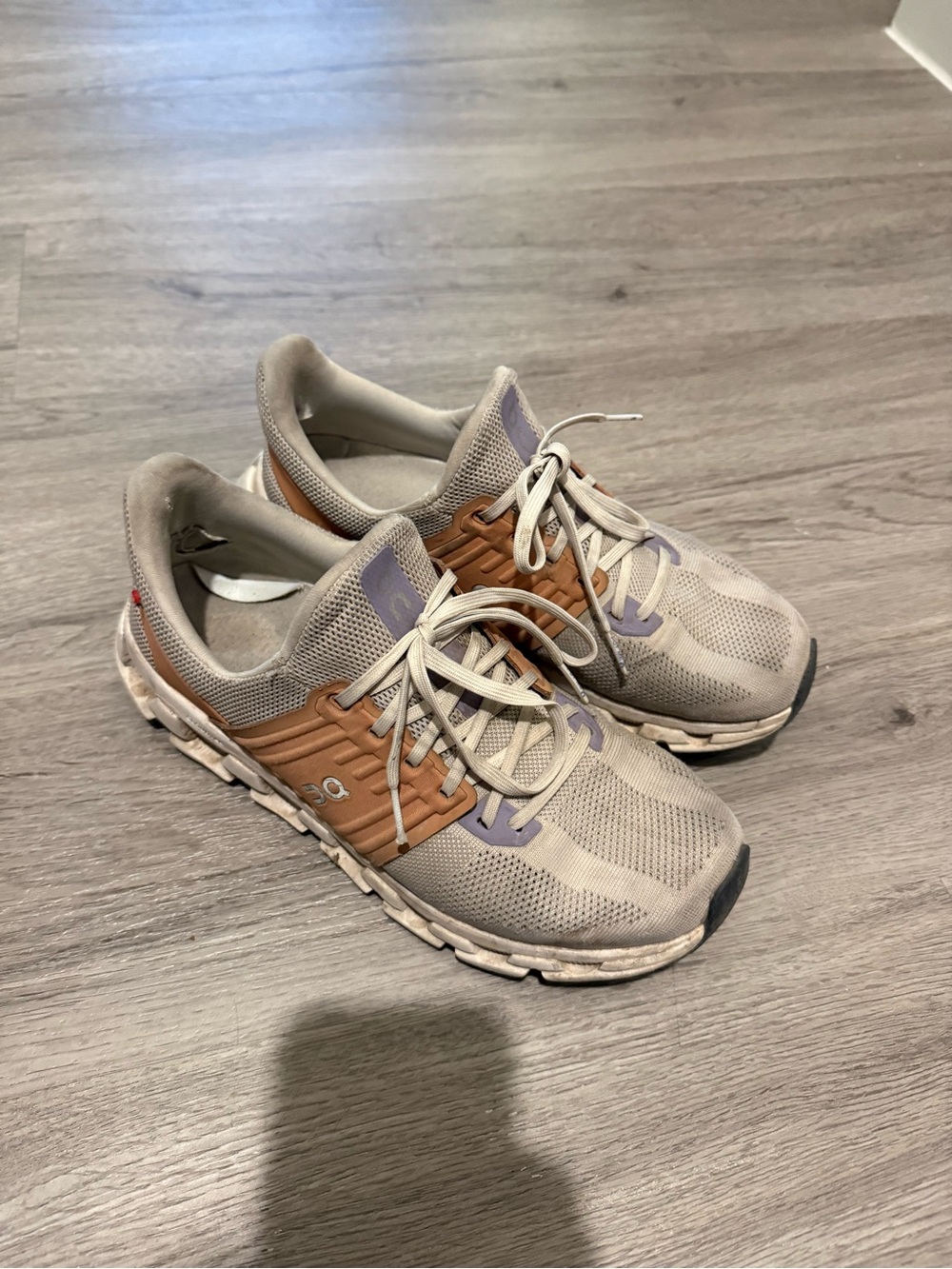 Women's Neutral Gray and Tan Running Shoes by On
